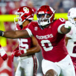 David Stone celebrates a big play.