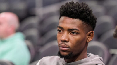 Former Alabama star Brandon Miller with the Charlotte Hornets.