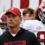 Alabama head coach Kalen DeBoer.
