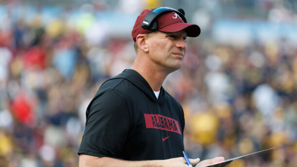 Alabama head coach Kalen DeBoer.