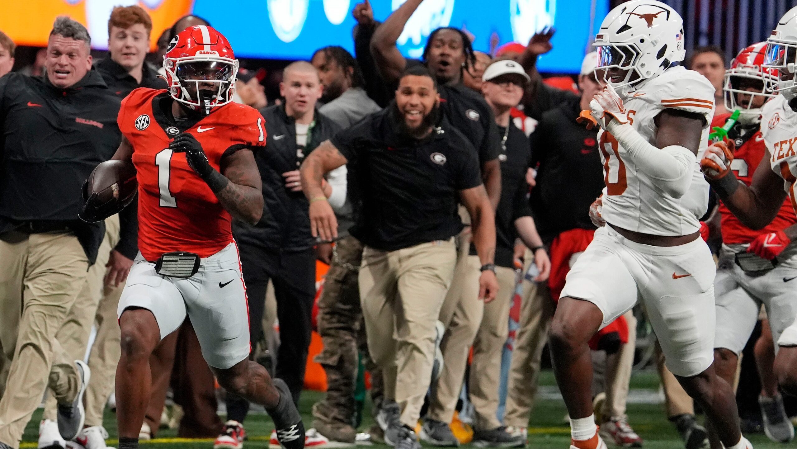 Kirby Smart reacts to Trevor Etienne’s selection in 2025 NFL Draft