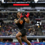 Quinshon Judkins works out.