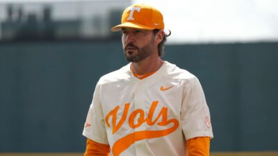 Tennessee head coach Tony Vitello.