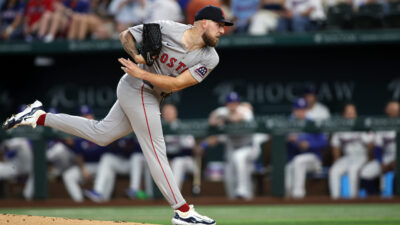 Garrett Crochet pitches in 2025.