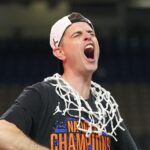 Florida cutting down the nets capped off a G.O.A.T. season of SEC hoops.
