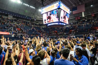 Florida fans at the O'Connell Center.