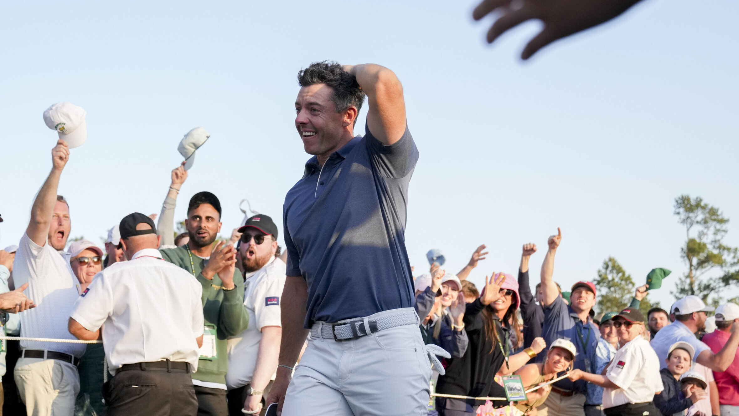 Rory McIlroy delivers epic hot mic moment during Masters celebration