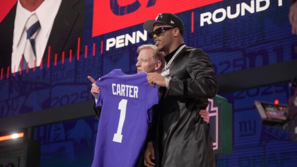 NFL Draft pick Abdul Carter.
