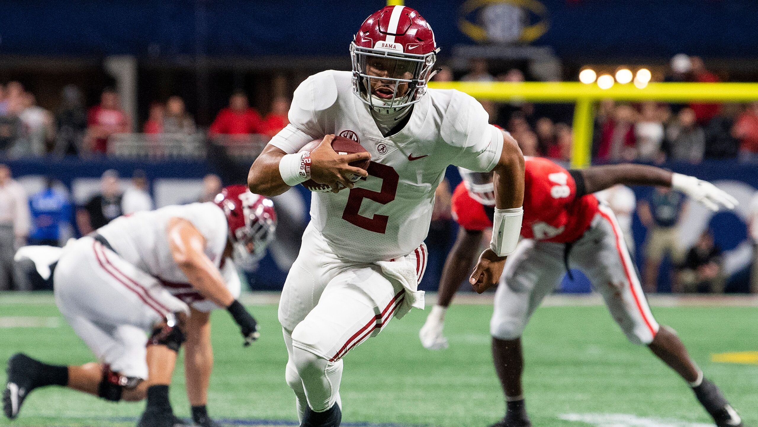 Mike Locksley highlights Jalen Hurts’ game-winning TD as his favorite play-call