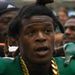 Avantae Williams shown playing for Miami.