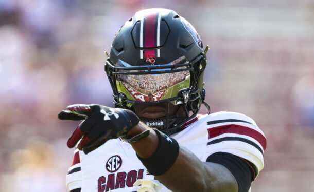 South Carolina wide receiver Nyck Harbor is getting plenty of way-too-early Mock Draft love.