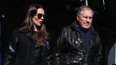 Bill Belichick and Jordon Hudson.