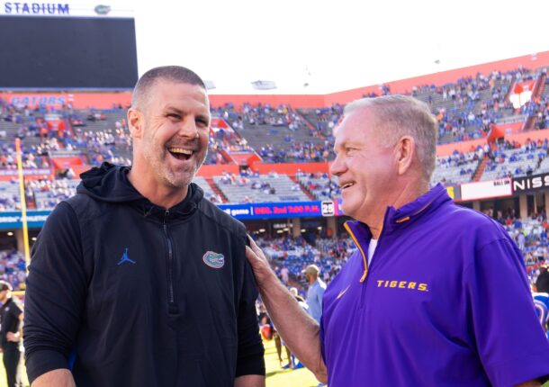 Billy Napier and Brian Kelly will face off at the end of an epic Week 3.