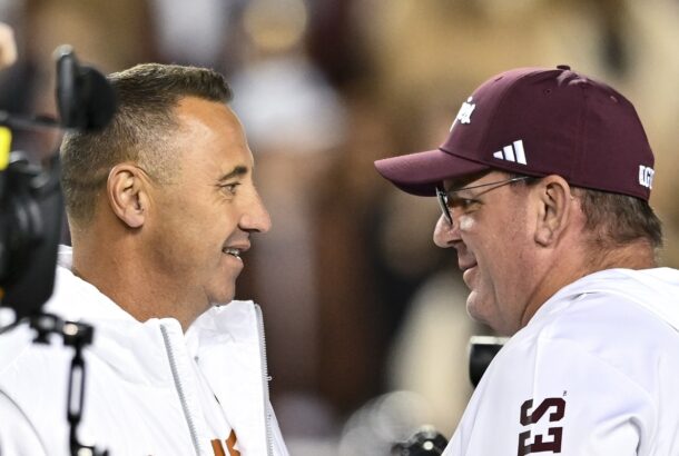 Steve Sarkisian and Mike Elko are both rising on the list of SEC coaches.
