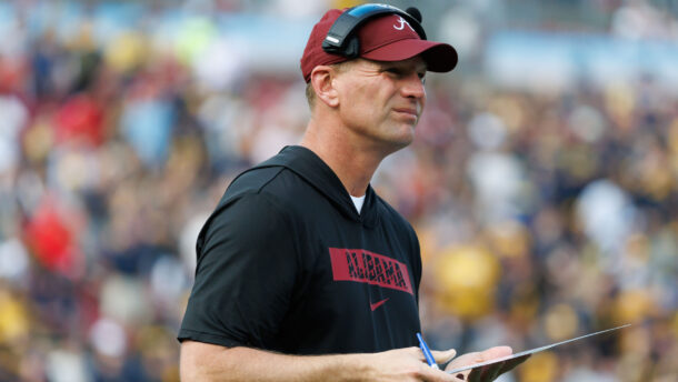 Alabama head coach Kalen DeBoer.