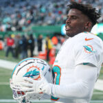 Miami Dolphins wide receiver Tyreek Hill during a game.