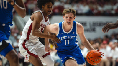 Kentucky guard Travis Perry.