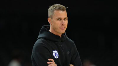 Duke head coach Jon Scheyer.
