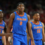 Florida big man Rueben Chinyelu and teammates.