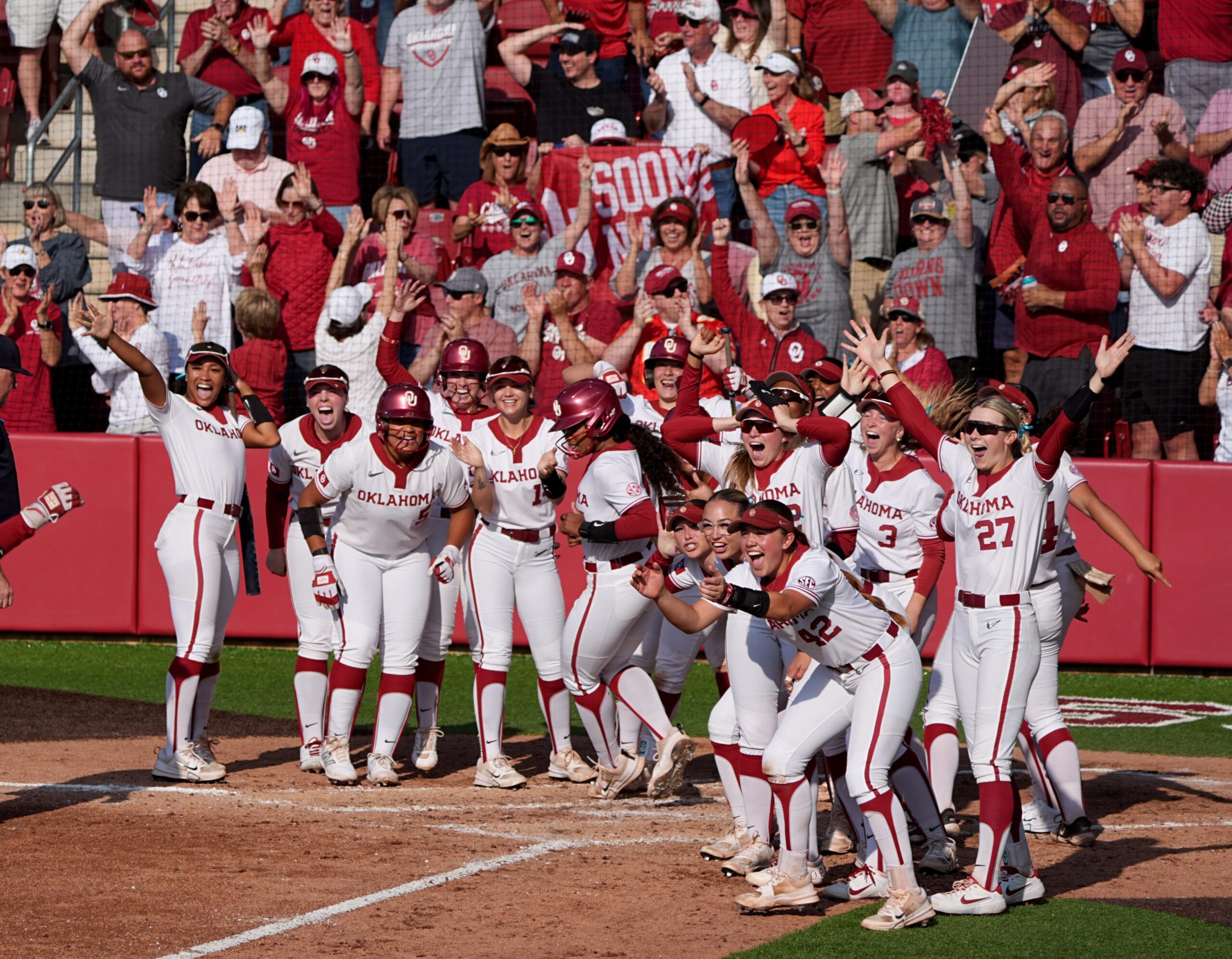 Oklahoma softball’s NCAA Tournament opponent delivers viral reaction to Selection Sunday reveal