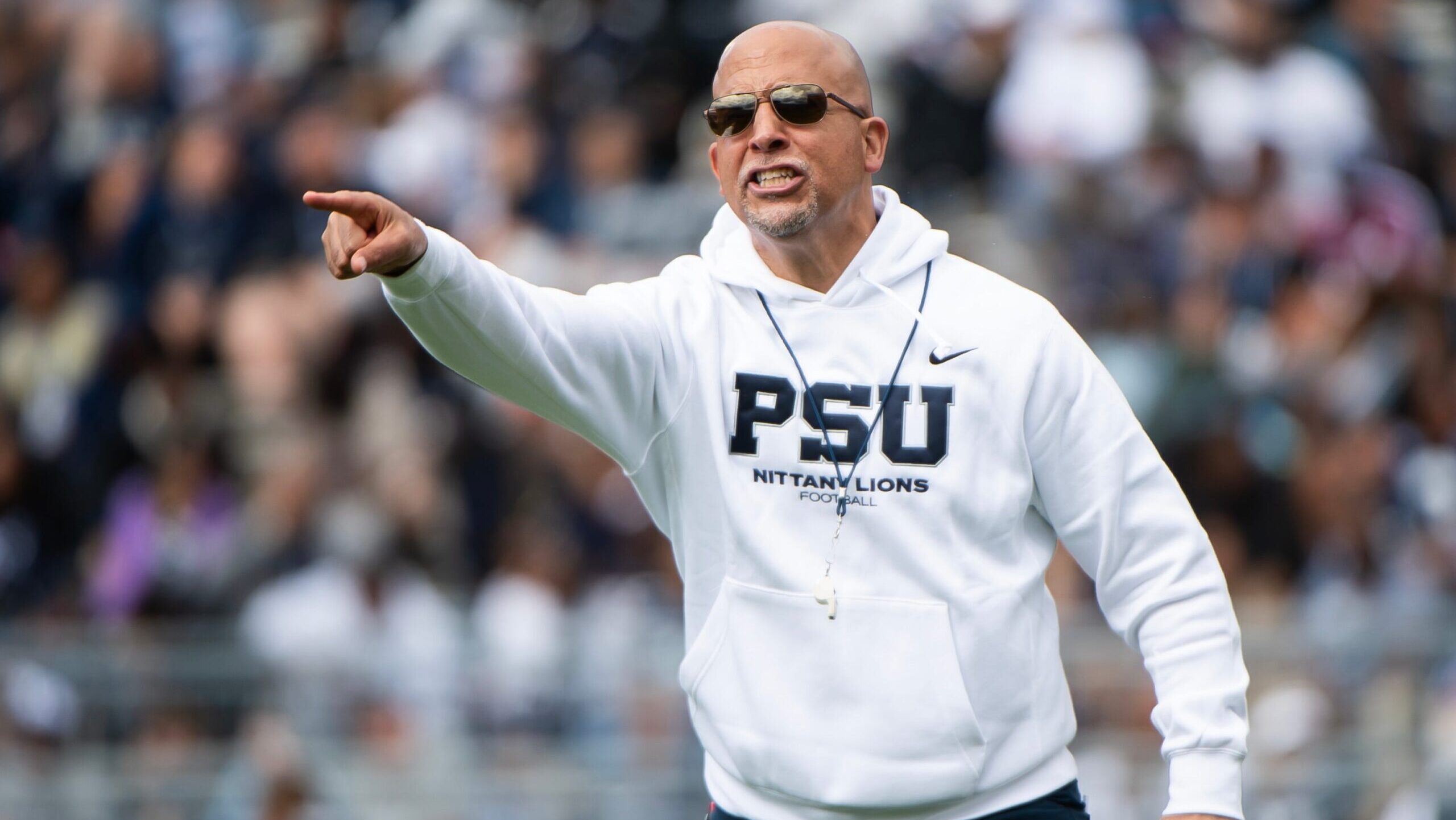 James Franklin in Vanderbilt dugout, Clark Lea in the stands for SEC title game