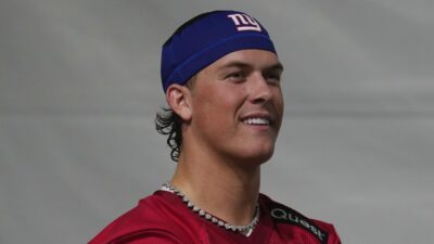 New York Giants QB Jaxson Dart.