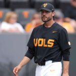 Tennessee coach Tony Vitello during a game.