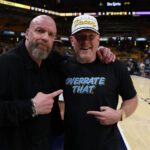 Pat McAfee before a Pacers game.
