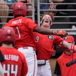 Georgia players celebrate.