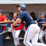 Ole Miss catcher Austin Fawley.