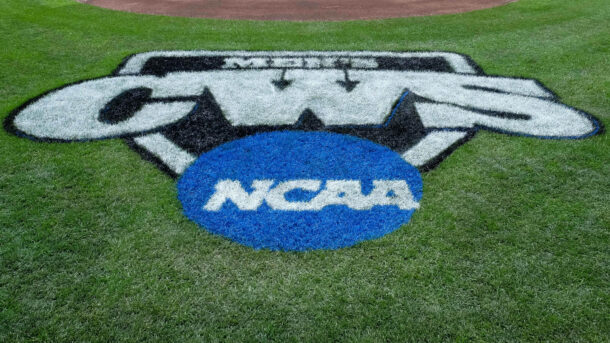 College World Series logo.