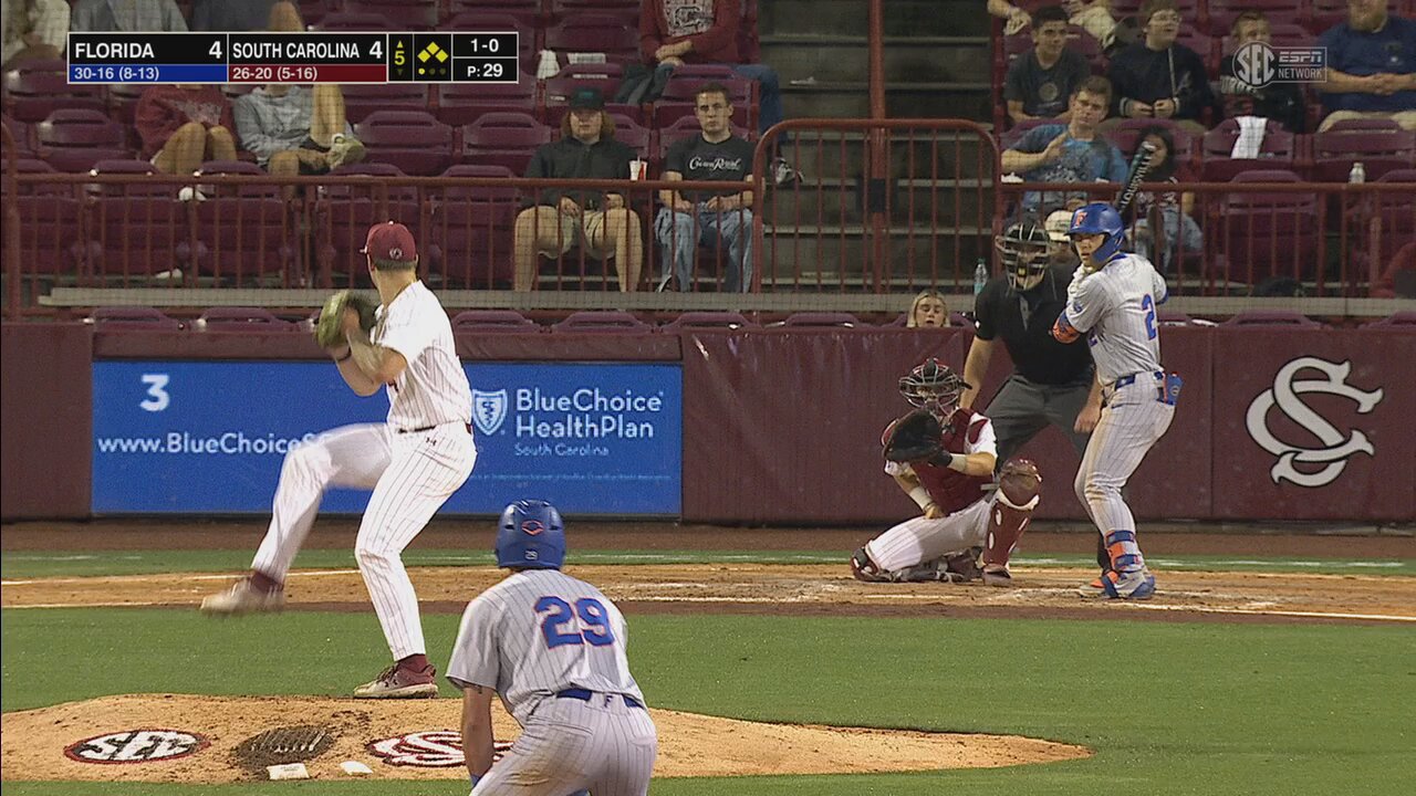 Ty Evans grand slam lifts Florida in comeback victory over South Carolina