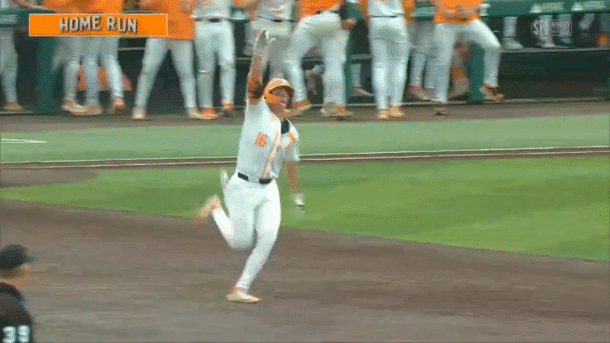Dalton Bargo belts game-tying home run seconds before massive downpour