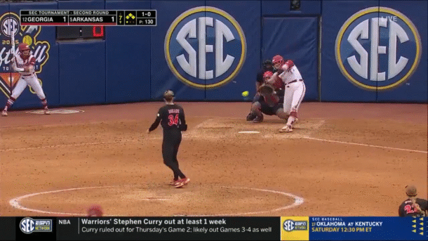 Bri Ellis belts walk-off grand slam over Georgia, breaks single-season HR record