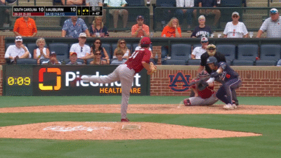 Auburn baseball in action.