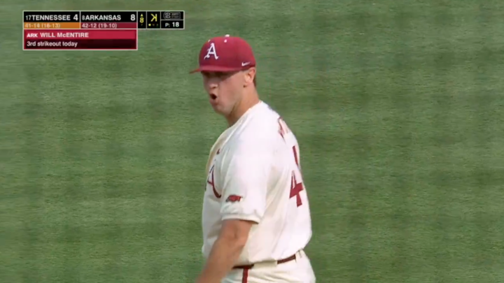 Arkansas sends Tennessee to 5th straight SEC series loss entering SEC Tournament