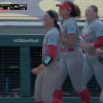 Nebraska and pitcher Jordy Bahl celebrate.