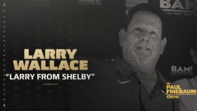 Snapshot of "Larry from Shelby" on the Paul Finebaum Show.