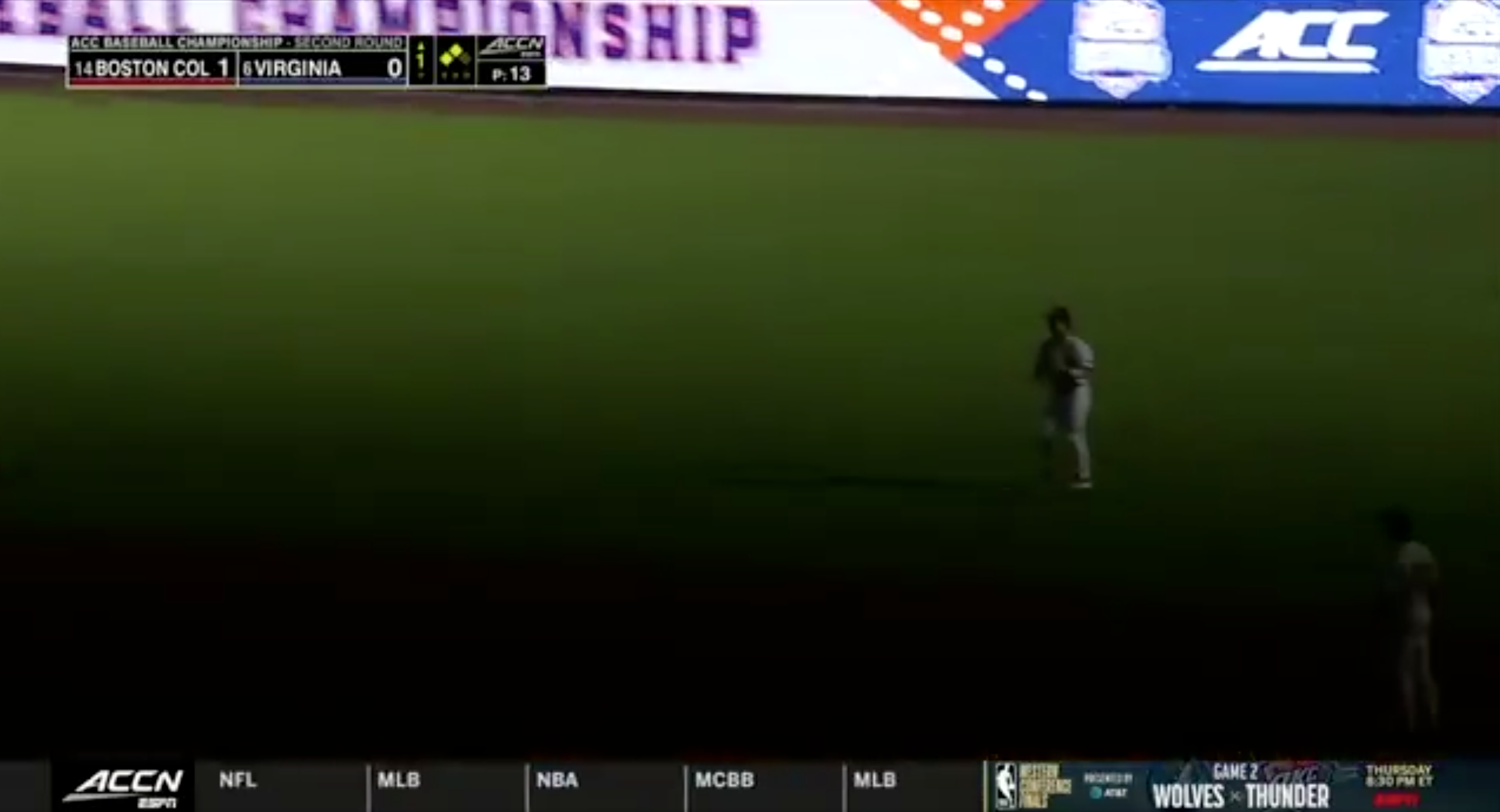 ACC Baseball Tournament features LED light show in the middle of active play