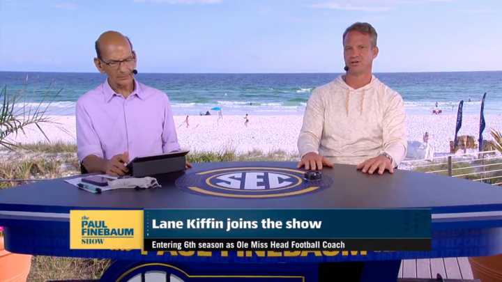 Lane Kiffin needles Paul Finebaum, says host likes to ‘piss off’ Kirby Smart