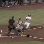 Oregon vs. UVU in baseball action.
