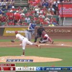 Jac Caglianone records his first MLB hit.