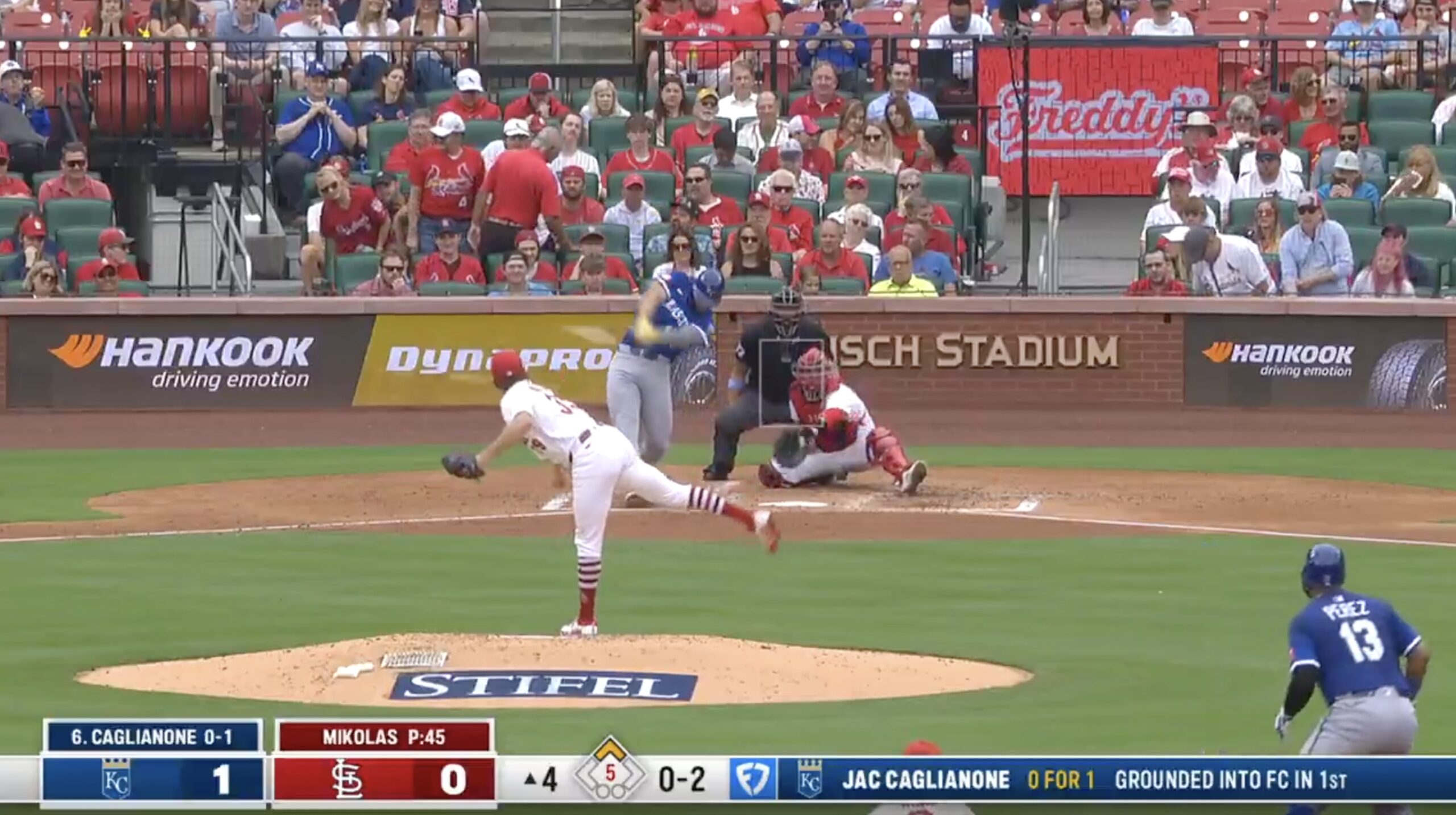 Jac Caglianone collects first MLB hit, RBI in second game with Royals
