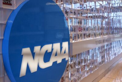 NCAA logo.
