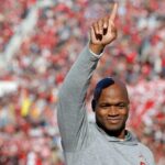 Former Oklahoma running back Adrian Peterson.
