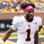 FSU QB Thomas Castellanos playing for Boston College in 2024.