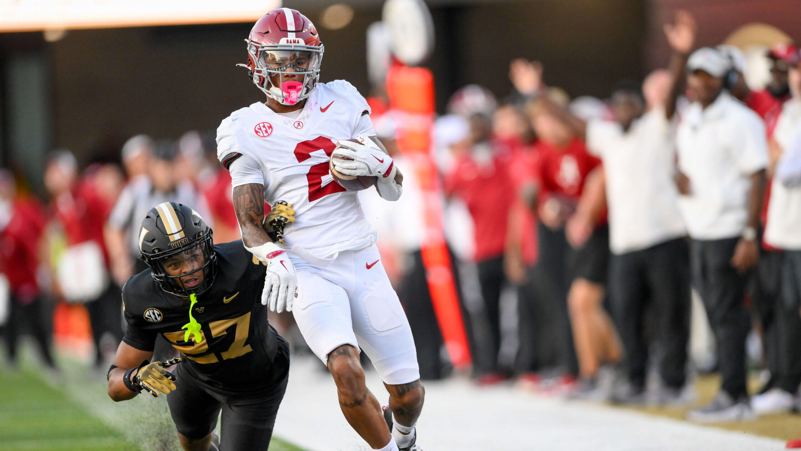 Former Alabama RB Damien Harris looking for Ryan Williams to emerge as leader for Tide in 2025