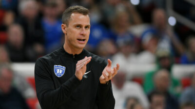 Duke head coach Jon Scheyer.