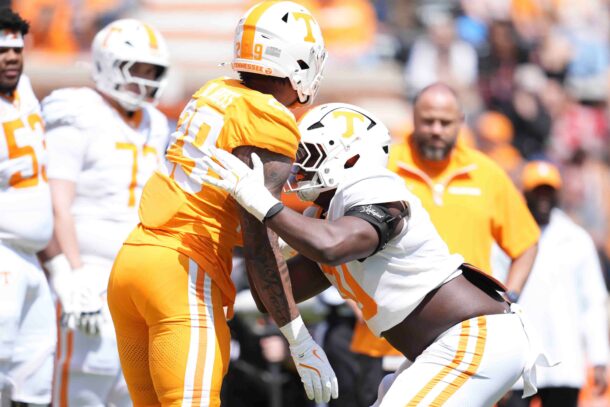 David Sanders works for the Tennessee offensive line.