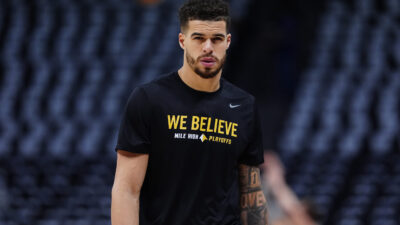 Michael Porter Jr. is shown before a game.